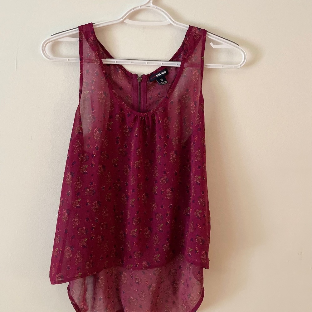 Ecko Floral Tank Blouse